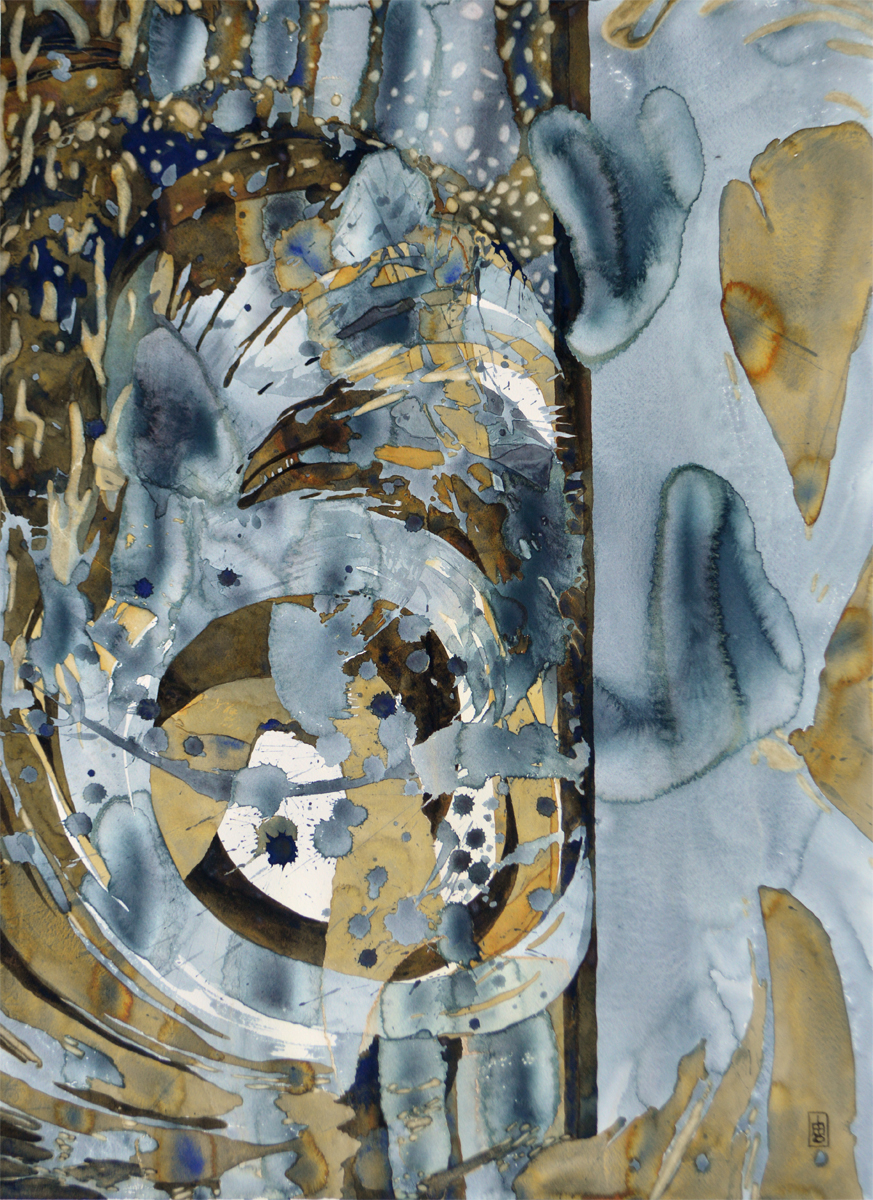 "Dancing In The Rain" watercolor by Lynda Hoffman-Snodgrass